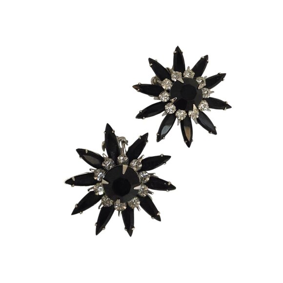Vintage Judy Lee Layered Navette Flower Brooch Set (A8756) - Picture 4 of 6
